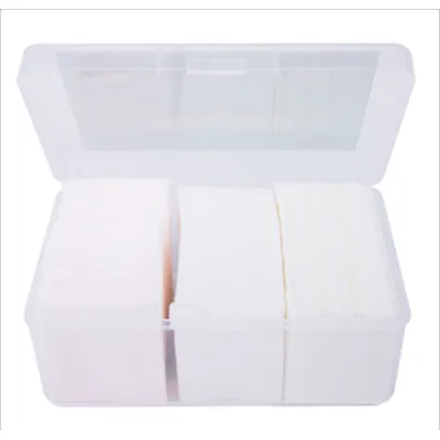 hộp 320 bông tẩy trang nature dày 3 lớp 100% cotton hộp 320 bông tẩy trang nature dày 3 lớp 100% cotton