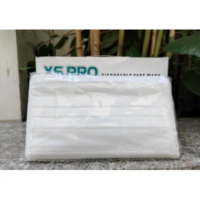hộp 50 khẩu trang y tế xs pro 4 lớp màu trắng