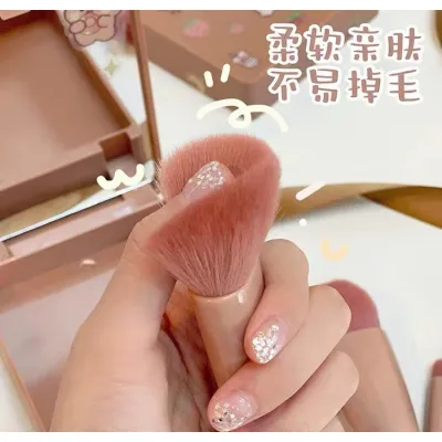 hộp cọ trang điểm - cọ đánh phấn má - hộ 5 cây kèm gương soi hộp cọ trang điểm - cọ đánh phấn má - hộ 5 cây kèm gương soi