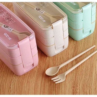 hộp cơm 3 tầng - hộp cơm 3 tầng lúa mạch hộp cơm 3 tầng - hộp cơm 3 tầng lúa mạch