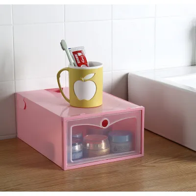 hộp đựng giày nhựa cứng - combo 3 hộp