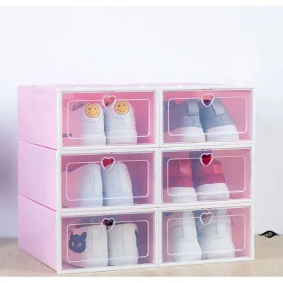 hộp đựng giày nhựa cứng - combo 3 hộp