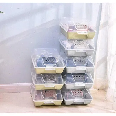 hộp đựng giày trong suốt có nắp đậy