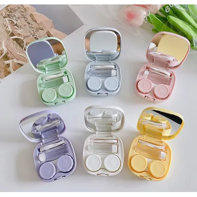 hộp đựng lens - hộp đựng kính áp tròng có gương hộp đựng lens - hộp đựng kính áp tròng có gương