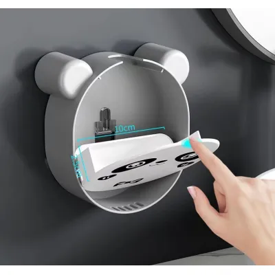 hộp đựng xà phòng hình gấu dán tường tiện lợi hộp đựng xà phòng hình gấu dán tường tiện lợi