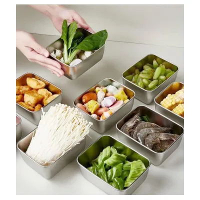 hộp inox đựng thực phẩm - hộp đựng thực phẩm inox 304 - hộp nhỏ 13x10x5cm hộp inox đựng thực phẩm - hộp đựng thực phẩm inox 304 - hộp nhỏ 13x10x5cm