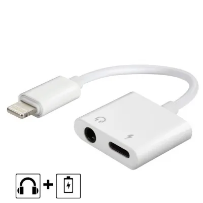 jack chia lightning ra 3.5 mm kèm cổng sạc - jack chuyển lightning sang 3.5 và sạc jack chia lightning ra 3.5 mm kèm cổng sạc - jack chuyển lightning sang 3.5 và sạc