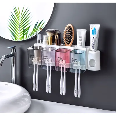 kệ 4 ngăn 3030 đựng vật dụng kem đánh răng kèm 4 ly tiện lợi kệ 4 ngăn 3030 đựng vật dụng kem đánh răng kèm 4 ly tiện lợi