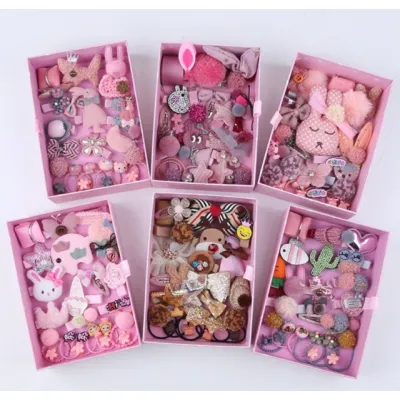 kẹp tóc nơ - 1 hộp kẹp nơ cute đủ loại kẹp tóc nơ - 1 hộp kẹp nơ cute đủ loại