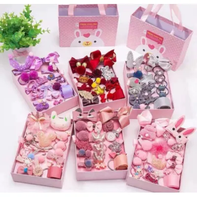 kẹp tóc nơ - 1 hộp kẹp nơ cute đủ loại kẹp tóc nơ - 1 hộp kẹp nơ cute đủ loại
