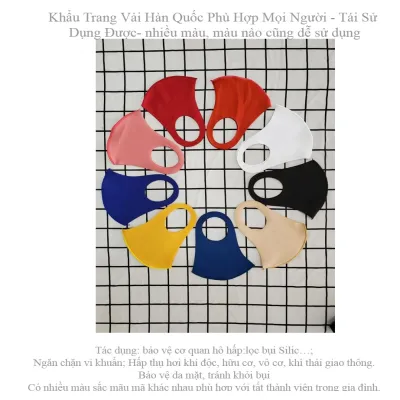 khẩu trang vải kháng khuẩn combo 5 cái khẩu trang vải kháng khuẩn combo 5 cái