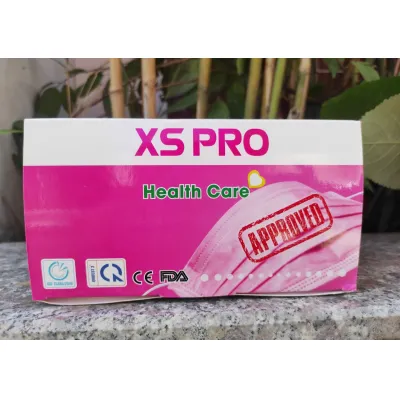 khẩu trang y tế 4 lớp - khẩu trang màu hồng - hộp 50 cái khẩu trang y tế 4 lớp - khẩu trang màu hồng - hộp 50 cái