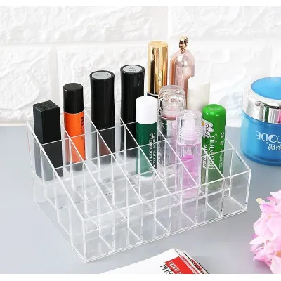 khay đựng son trong suốt 24 ô