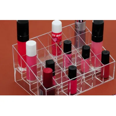 khay đựng son trong suốt 24 ô