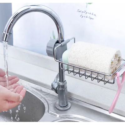 khay rổ inox đa năng gắn vòi nước bồn rửa chén khay rổ inox đa năng gắn vòi nước bồn rửa chén