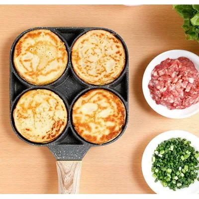 khuôn chảo rán trứng 4 lỗ tròn