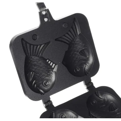 khuôn bánh cá taiyaki - khuôn nướng bánh cá gan tráng men cao cấp an toàn sức khỏe khuôn bánh cá taiyaki - khuôn nướng bánh cá gan tráng men cao cấp an toàn sức khỏe