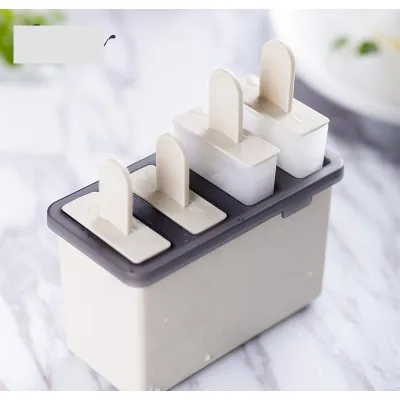 khuôn làm kem que, trái cây lạnh 4 ngăn tại nhà tiện lợi khuôn làm kem que, trái cây lạnh 4 ngăn tại nhà tiện lợi