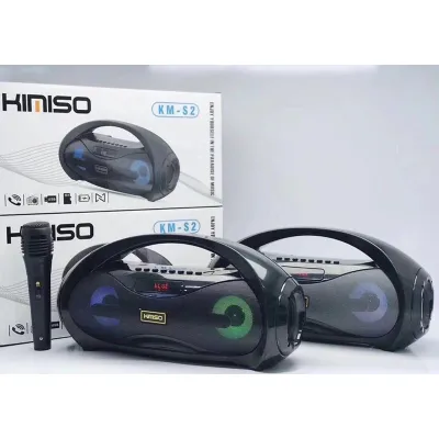 loa bluetooth kimiso km-s2 có led âm thanh stereo cực hay tặng kèm mic và dây loa bluetooth kimiso km-s2 có led âm thanh stereo cực hay tặng kèm mic và dây