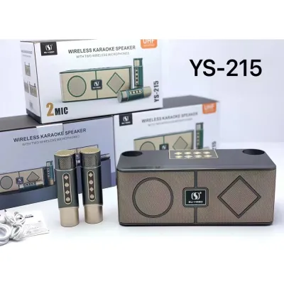 loa bluetooth | loa karaoke bluetooth ys-215 kèm hai micro không dây âm thanh lớn hát hay loa bluetooth | loa karaoke bluetooth ys-215 kèm hai micro không dây âm thanh lớn hát hay