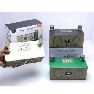 loa bluetooth | loa karaoke bluetooth ys-215 kèm hai micro không dây âm thanh lớn hát hay loa bluetooth | loa karaoke bluetooth ys-215 kèm hai micro không dây âm thanh lớn hát hay