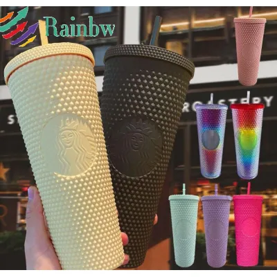 ly 2 lớp nhiều màu 700ml kèm ống hút ly 2 lớp nhiều màu 700ml kèm ống hút
