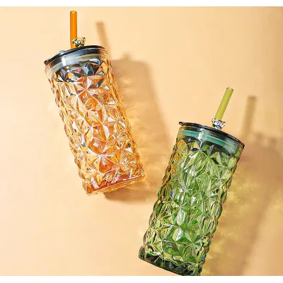 cốc thủy tinh có nắp - ly uống nước đẹp sang trọng an toàn vệ sinh cốc thủy tinh có nắp - ly uống nước đẹp sang trọng an toàn vệ sinh