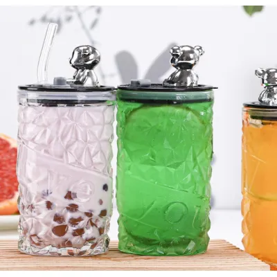 cốc thủy tinh có nắp - ly uống nước đẹp sang trọng an toàn vệ sinh cốc thủy tinh có nắp - ly uống nước đẹp sang trọng an toàn vệ sinh