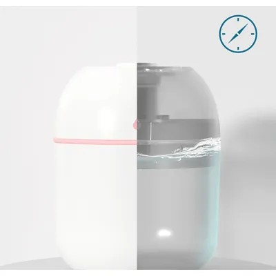 máy phun sương mini tạo độ ẩm hinh tròn 220ml có led máy phun sương mini tạo độ ẩm hinh tròn 220ml có led