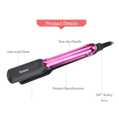 máy duỗi kẹp thẳng tóc kemei km-2113 4 mức chỉnh nhiệt chuyên nghiệp máy duỗi kẹp thẳng tóc kemei km-2113 4 mức chỉnh nhiệt chuyên nghiệp