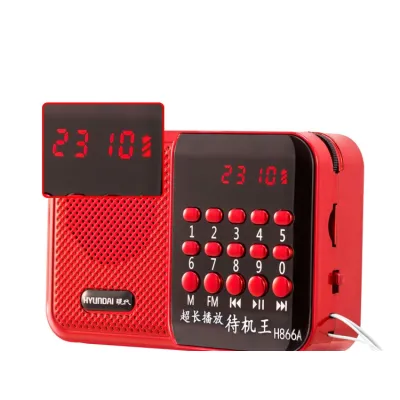 máy nghe nhạc mini cắm thẻ nhớ, fm huyndai h866a máy nghe nhạc mini cắm thẻ nhớ, fm huyndai h866a