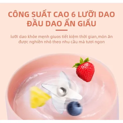 máy xay sinh tố mini juice 6 lưỡi 420ml tiên lợi máy xay sinh tố mini juice 6 lưỡi 420ml tiên lợi
