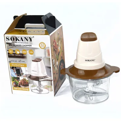 máy xay thịt, xay giò chả sokany sk-7006 300w 2.0l đa năng