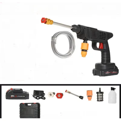 máy xịt rửa xe máy, ô tô áp lực cao loại xịn pin 550w tiện lợi full phụ kiện máy xịt rửa xe máy, ô tô áp lực cao loại xịn pin 550w tiện lợi full phụ kiện