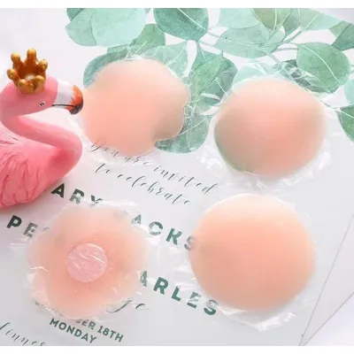 miếng dán đầu nhũ hoa silicon - hộp 5 cặp