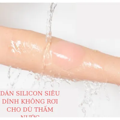 miếng dán đầu nhũ hoa silicon - hộp 5 cặp