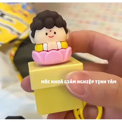 Móc Khoá Đồ Chơi Gõ Mõ Tụng Kinh Tịnh Tâm Giảm Stress Móc Khoá Đồ Chơi Gõ Mõ Tụng Kinh Tịnh Tâm Giảm Stress