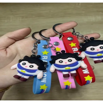 móc khoá hình cô bé tóc xoăn dễ thương thời trang móc khoá hình cô bé tóc xoăn dễ thương thời trang