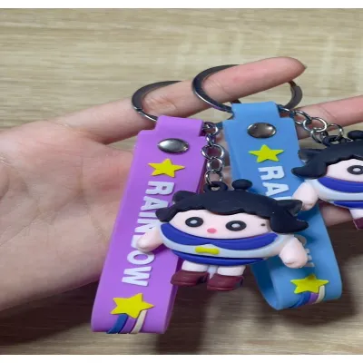 móc khoá hình cô bé tóc xoăn dễ thương thời trang móc khoá hình cô bé tóc xoăn dễ thương thời trang