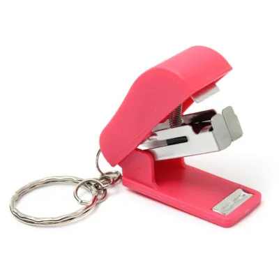 móc khóa máy bấm kim mini tiện lợi móc khóa máy bấm kim mini tiện lợi