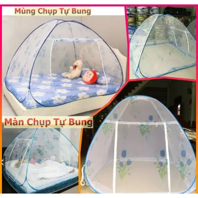 mùng chụp tự bung đỉnh chóp người lớn gấp gọn thông minh 1.2m x 2m mùng chụp tự bung đỉnh chóp người lớn gấp gọn thông minh 1.2m x 2m