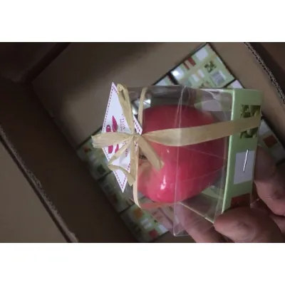nến trang trí - sáp nến hình trái táo nến trang trí - sáp nến hình trái táo