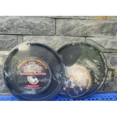 nồi gang đúc - chảo gang nướng thịt size 19cm nồi gang đúc - chảo gang nướng thịt size 19cm