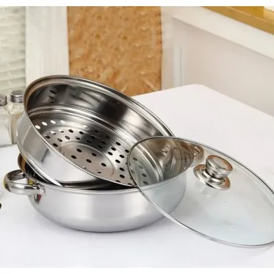nồi hấp 2 tầng - nồi hấp đa năng - 28cm nồi hấp 2 tầng - nồi hấp đa năng - 28cm