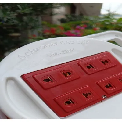 ổ cắm điện quay tròn phú gia 5m siêu bền 1500w ổ cắm điện quay tròn phú gia 5m siêu bền 1500w
