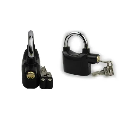 ổ khóa báo động có còi chống trộm kèm 3 chìa khóa và pin tiện lợi