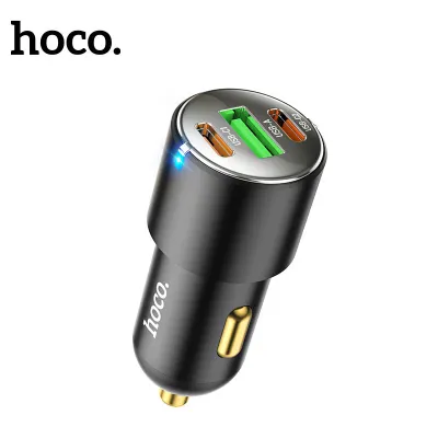 ô tô | bộ sạc xe hơi hoco nz6 pd45w q.c 3.0 cao cấp hỗ trợ 2 cổng type c, 1 usb-a ô tô | bộ sạc xe hơi hoco nz6 pd45w q.c 3.0 cao cấp hỗ trợ 2 cổng type c, 1 usb-a