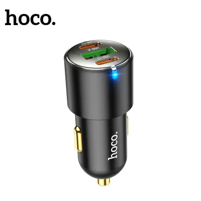 ô tô | bộ sạc xe hơi hoco nz6 pd45w q.c 3.0 cao cấp hỗ trợ 2 cổng type c, 1 usb-a ô tô | bộ sạc xe hơi hoco nz6 pd45w q.c 3.0 cao cấp hỗ trợ 2 cổng type c, 1 usb-a