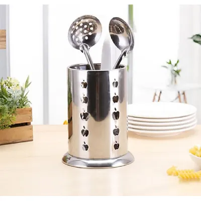 ống đựng đũa hình quả táo, tròn to chất liệu bằng thép không rỉ ống đựng đũa hình quả táo, tròn to chất liệu bằng thép không rỉ