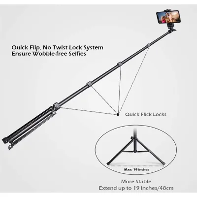 phụ kiện camera - máy ảnh | giá đỡ điện thoại 3 chân gấp gọn cao 160cm kèm remote bluetooth phụ kiện camera - máy ảnh | giá đỡ điện thoại 3 chân gấp gọn cao 160cm kèm remote bluetooth